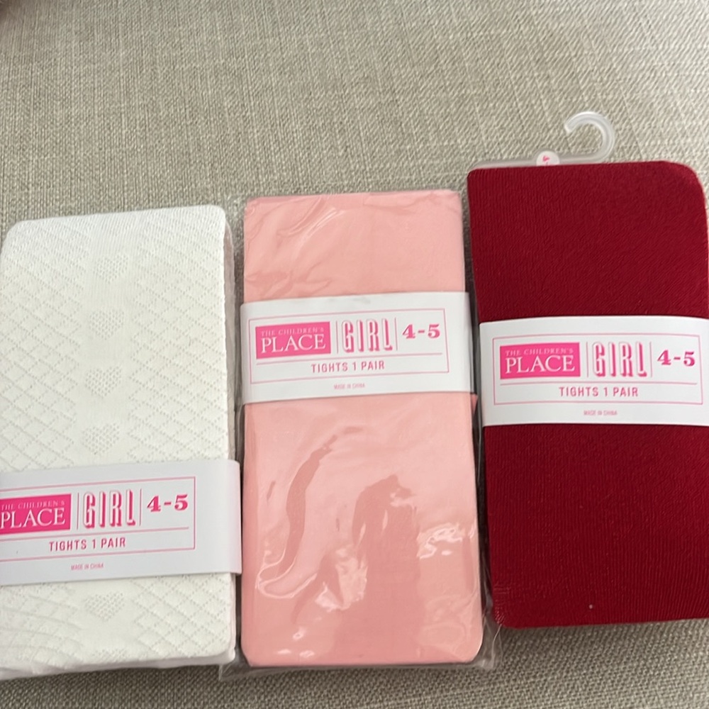The Children’s Place | Girls Tights Set | Size Girls 4-5